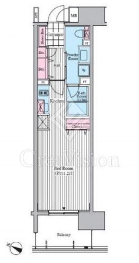 クロスレジデンス東十条 905 間取り図