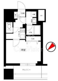 コンシェリア神楽坂 4階 間取り図