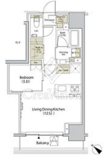 ザ・パークハビオ江古田 506 間取り図