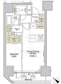 ザ・パークハビオ江古田 601 間取り図