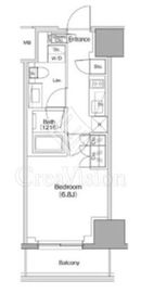 ザ・パークハビオ南大井 1005 間取り図