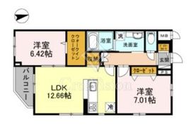 グランドール大岡山 101 間取り図