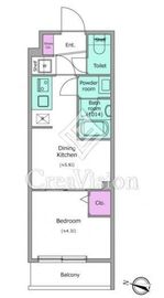 ドゥーエ梅屋敷 204 間取り図
