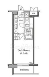 レジディア用賀 404 間取り図