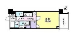 クロスエアタワー 14階 間取り図