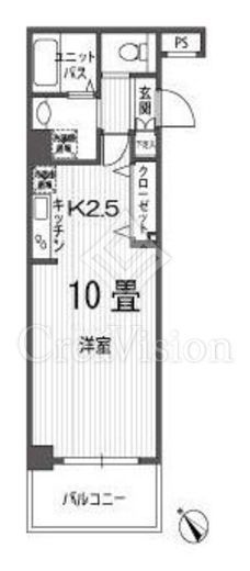 スカイコート神田弐番館 10階 間取り図