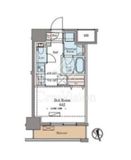 ラグゼナ北千住 2階 間取り図