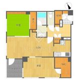 ライオンズマンション麹町 4階 間取り図