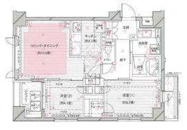 コスモ・イオ桜新町 4階 間取り図
