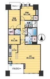 ライオンズスクエア用賀 10階 間取り図