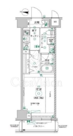 レアライズ清澄白河（REALIZE清澄白河） 2階 間取り図