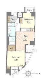 アルシオンエアポートタワー 13階 間取り図