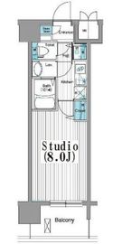 グランド・ガーラ銀座 6階 間取り図