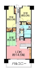 プレシス本厚木レジデンス 13階 間取り図