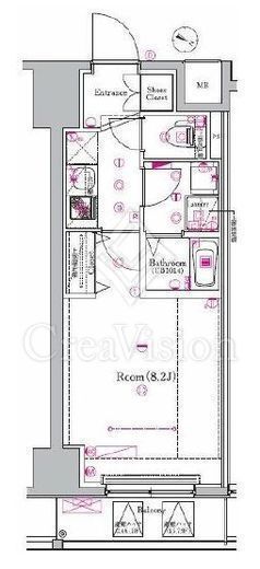 メイクスデザイン東十条 3階 間取り図
