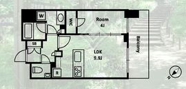 ルジェンテ武蔵小山 11階 間取り図