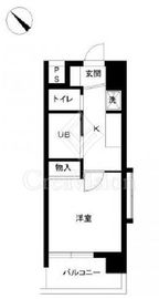 スカイコート原宿 5階 間取り図