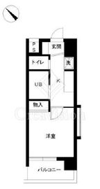 スカイコート原宿 8階 間取り図