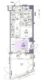 オープンレジデンシア広尾ザ・ハウス サウスコート 3階 間取り図