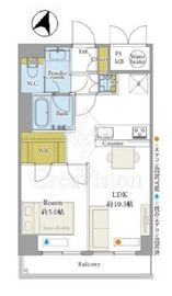 三田ハイデンス 6階 間取り図