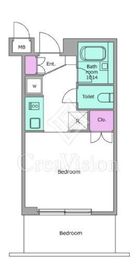 レジディア川崎 302 間取り図