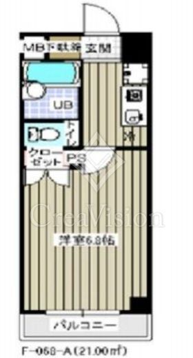 レジディア木場 201 間取り図