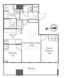 WORLD TOWER RESIDENCE 25階 間取り図