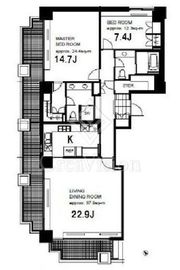城山トラストコート W701 間取り図