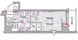 グランド・ガーラ横濱山下町 4階 間取り図