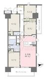 ファーストリンクレジデンス 8階 間取り図