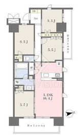 ファーストリンクレジデンス 8階 間取り図