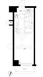 ルーブル日本橋 11階 間取り図