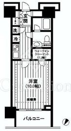 ザ・クレストタワー 3階 間取り図