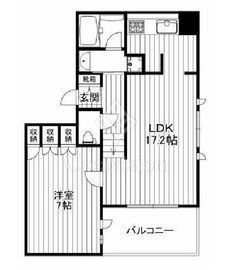 アトラス江戸川アパートメント 4階 間取り図