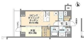 ピアース日吉 1階 間取り図