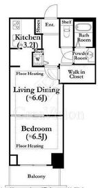 河田町ガーデン 1-1315 間取り図