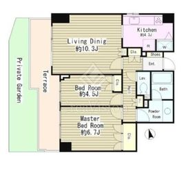 要町ガーデンハイツ 101 間取り図