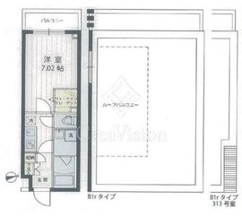 アプリーレ宮崎台2 313 間取り図