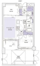 KDXレジデンス横濱紅葉坂 102 間取り図