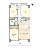 アムール横浜 1002 間取り図