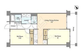コスモリード世田谷砧 208 間取り図