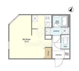 シェモア白金高輪 102 間取り図