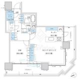 パークシティ柏の葉キャンパス ザ・ゲートタワー ウエスト 1702 間取り図