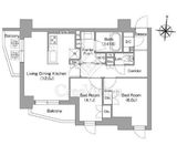 プラネソシエプラス旗の台 601 間取り図