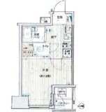 プレール・ドゥーク神田 8階 間取り図