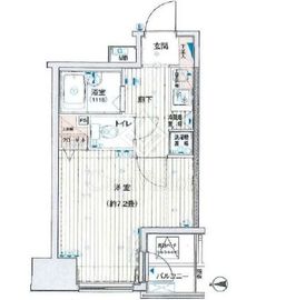 プレール・ドゥーク神田 8階 間取り図