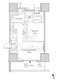 ザ・パークハビオ北千住 1109 間取り図
