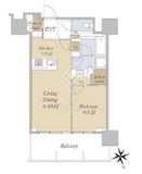 グランドシティタワー池袋 11階 間取り図