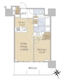 グランドシティタワー池袋 11階 間取り図