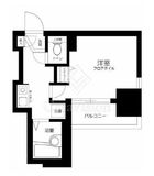 スカイコートヴァンテアン早稲田 8階 間取り図